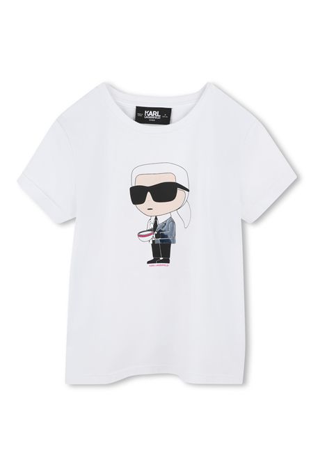T-shirt con stampa KARL LAGERFELD KIDS | Z3049110P